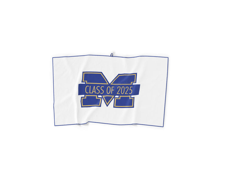 Class of 2025 athletic towel